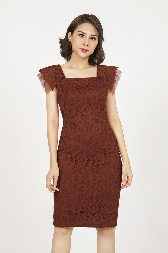 Đầm ren ôm body đi tiệc HL08-38