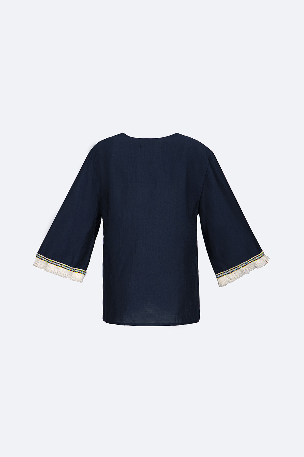 Áo kiểu nữ tay lỡ phối viền