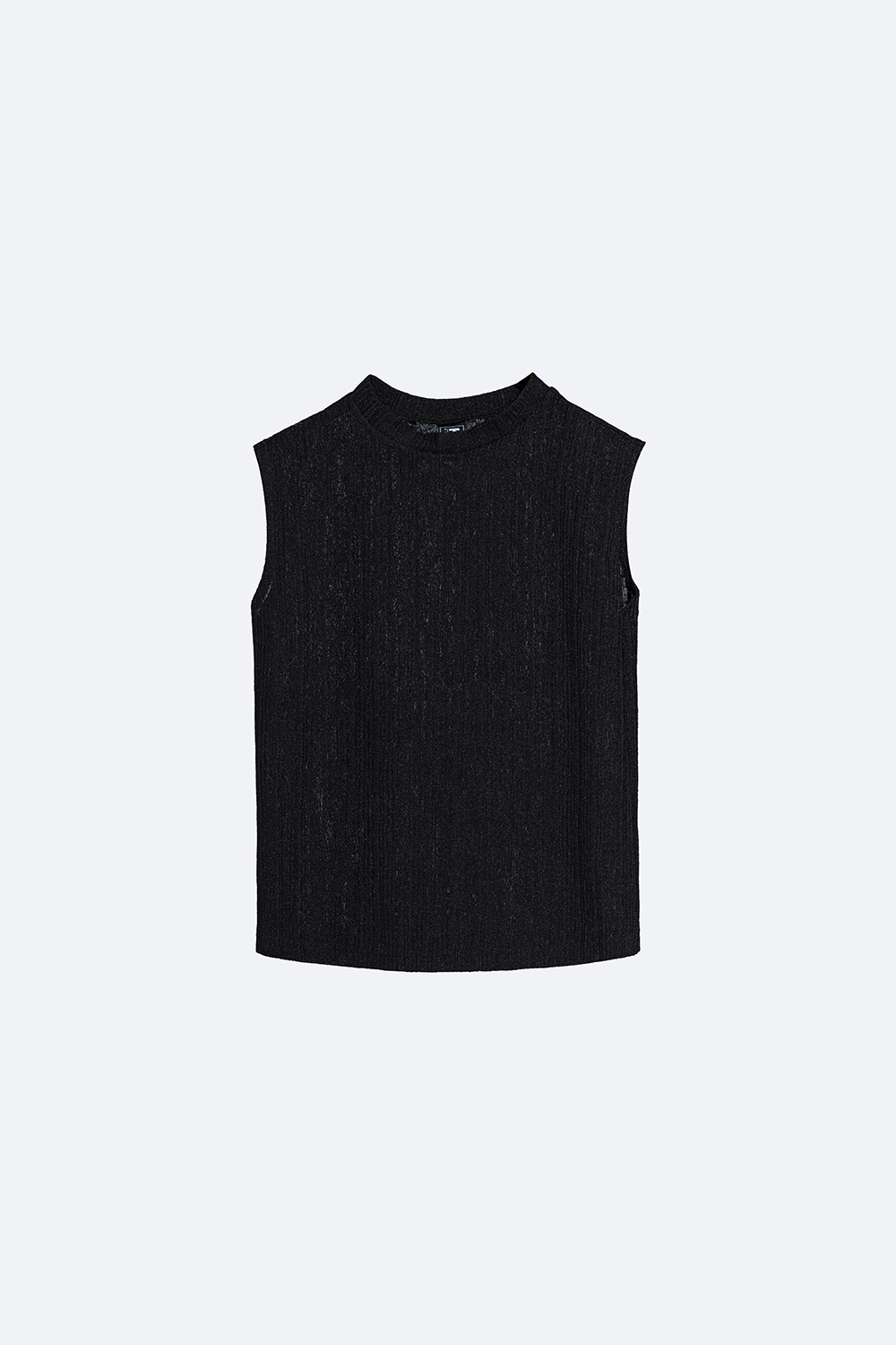 Áo thun nữ dáng ôm sát nách màu đen