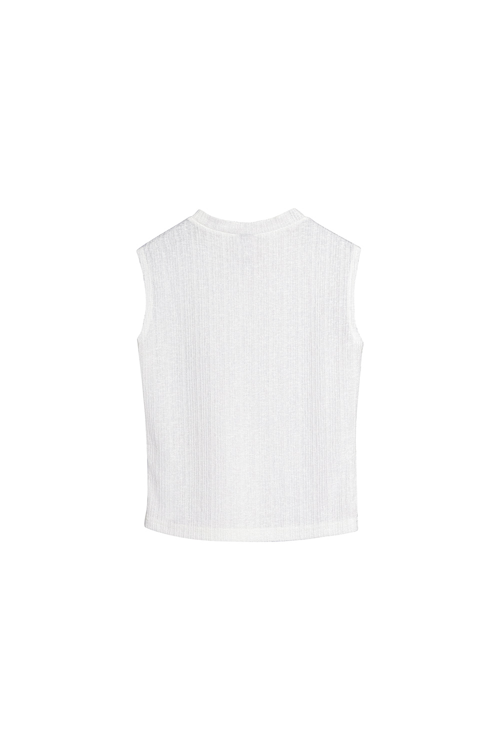 Áo thun nữ sát nách màu trắng