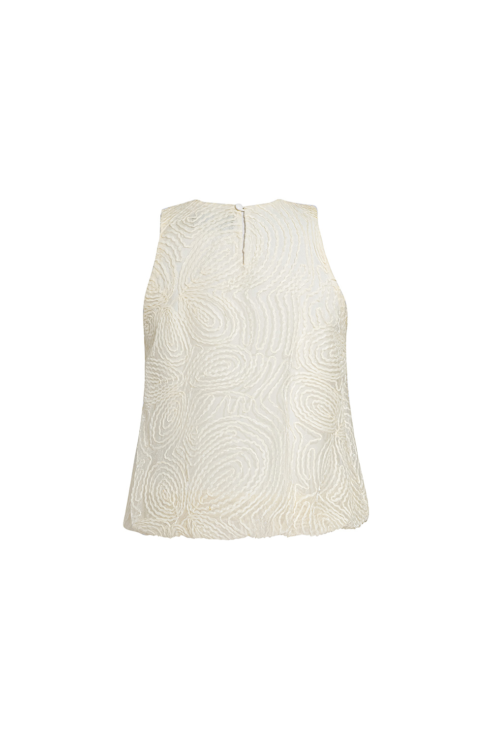 Áo kiểu cổ tròn sát nách dáng rộng