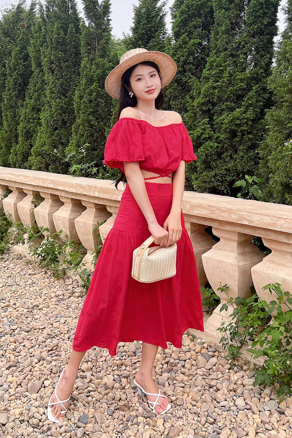 CHÂN VÁY XẾP LY màu hồng Olioli Fashion | Shopee Việt Nam