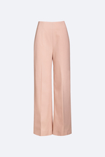 Quần công sở ống rộng hồng pastel