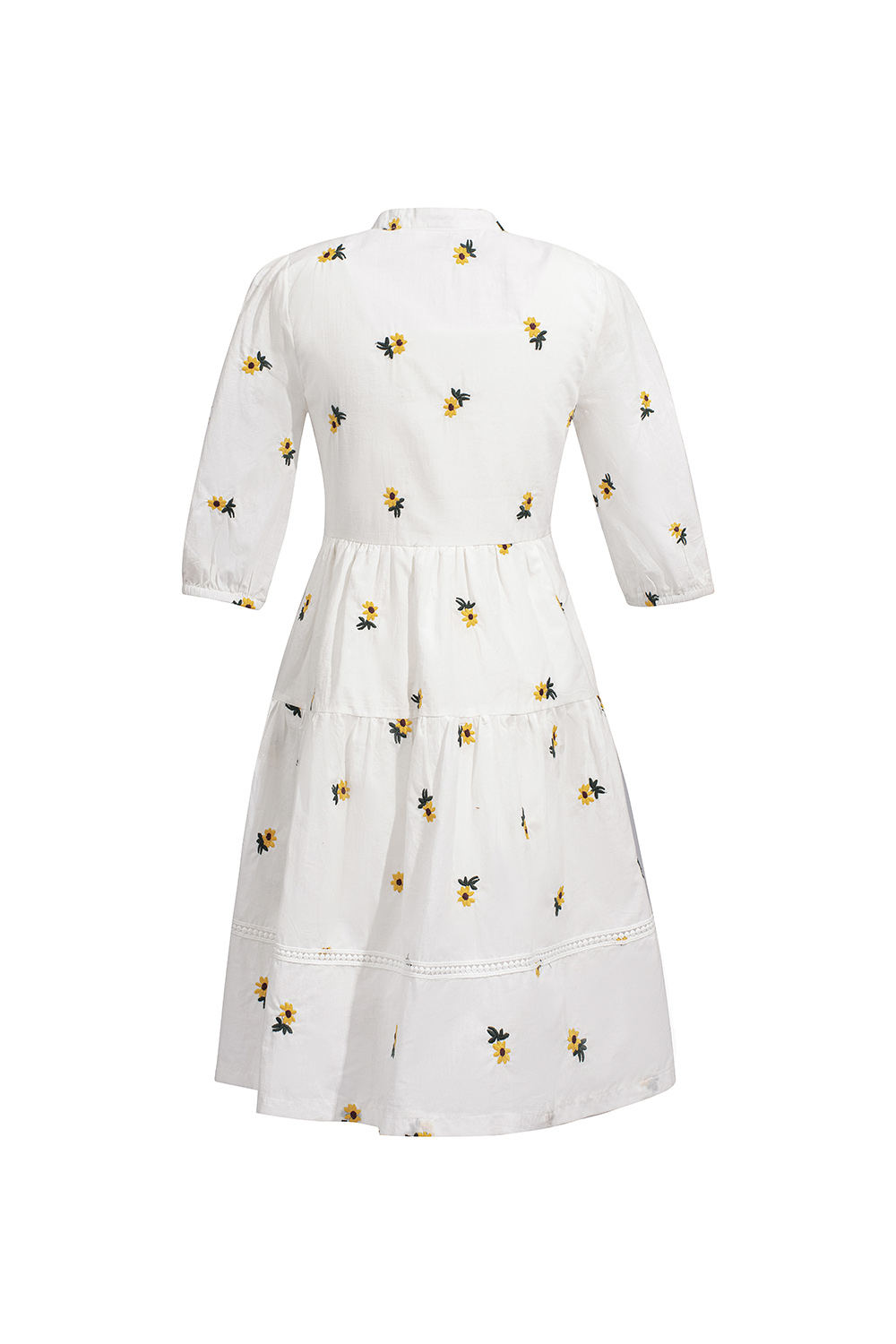 Đầm babydoll họa tiết hoa nhí