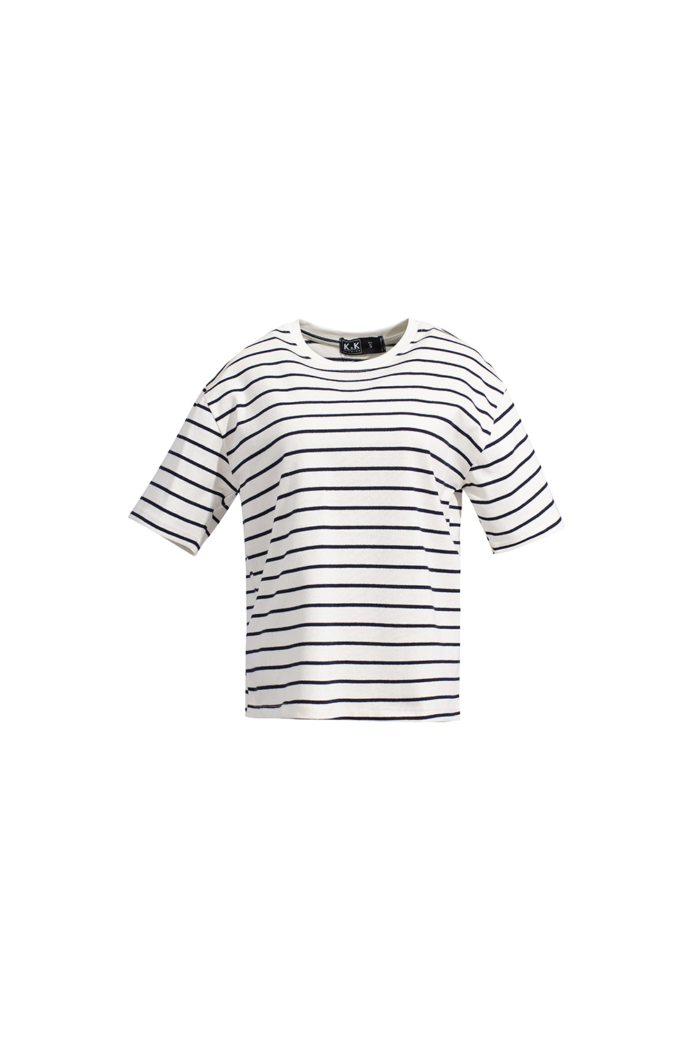 Áo thun nữ tay ngắn họa tiết kẻ ngang