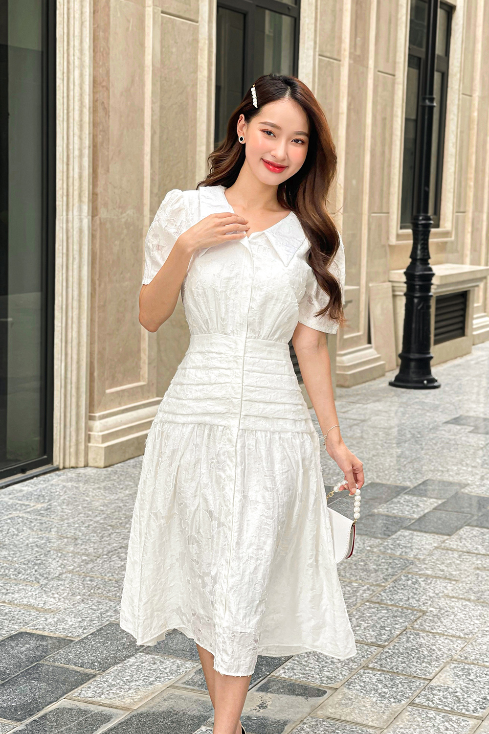 Đầm dự tiệc trắng đẹp THANH LỊCH được yêu thích nhất 2023