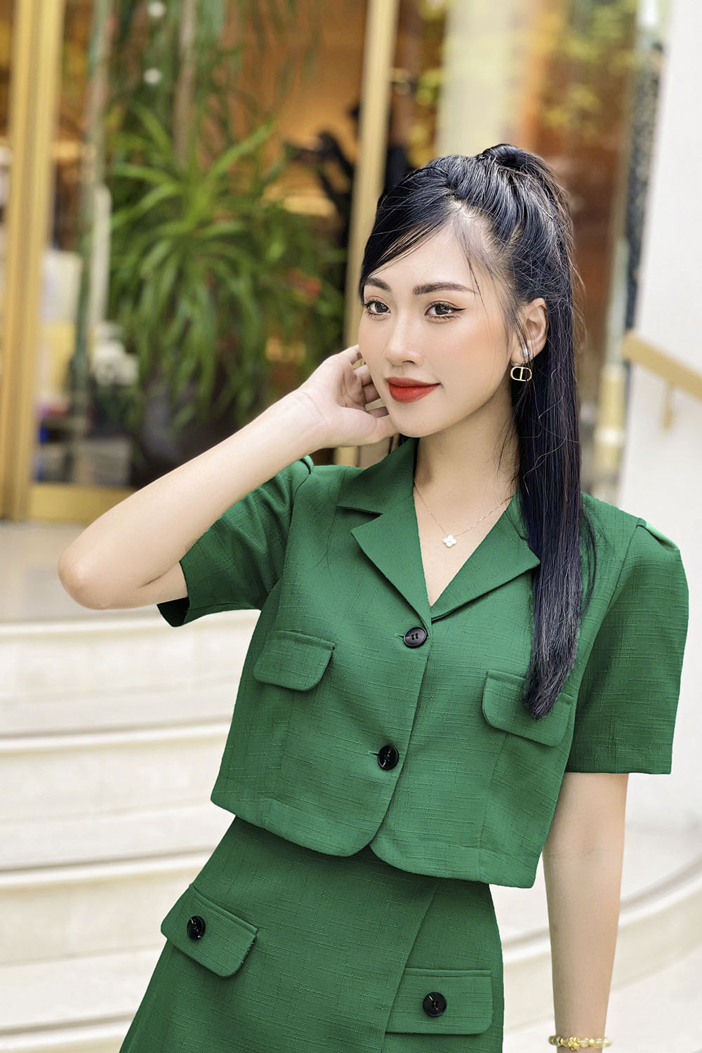 Áo vest nữ tay ngắn phối màu TV03 HÀNG ĐỦ SIZE | Shopee Việt Nam
