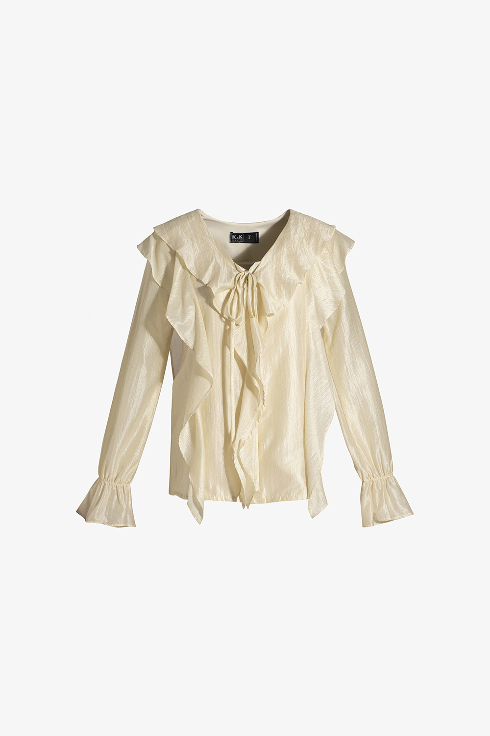 Áo kiểu nữ cổ bèo tay dài