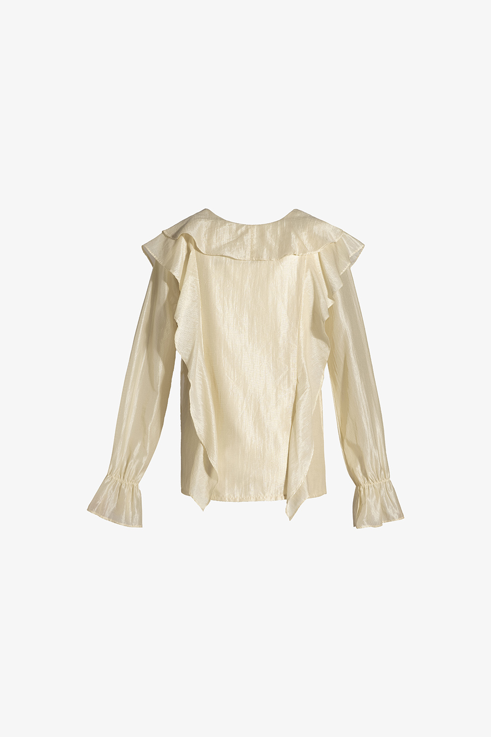 Áo kiểu nữ cổ bèo tay dài