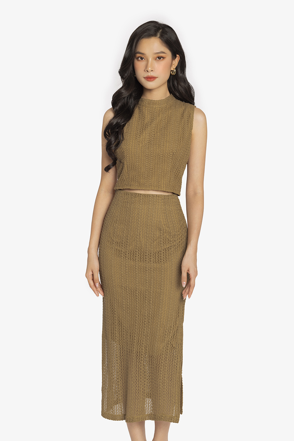 Áo thun croptop sát nách