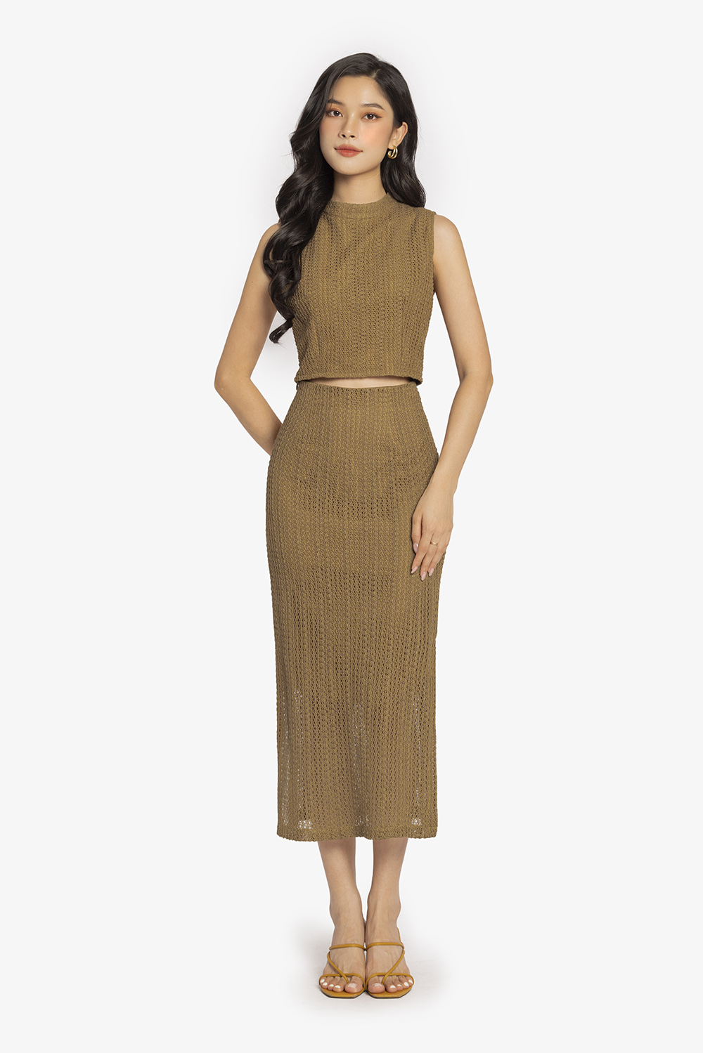 Áo thun croptop sát nách