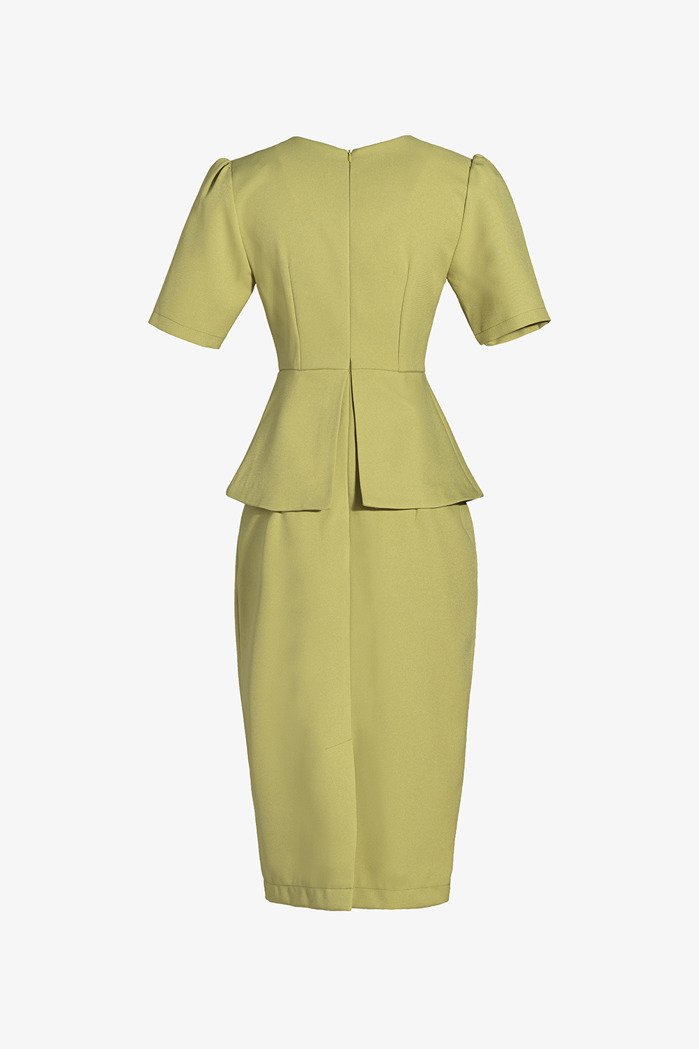 Đầm công sở peplum dáng ôm