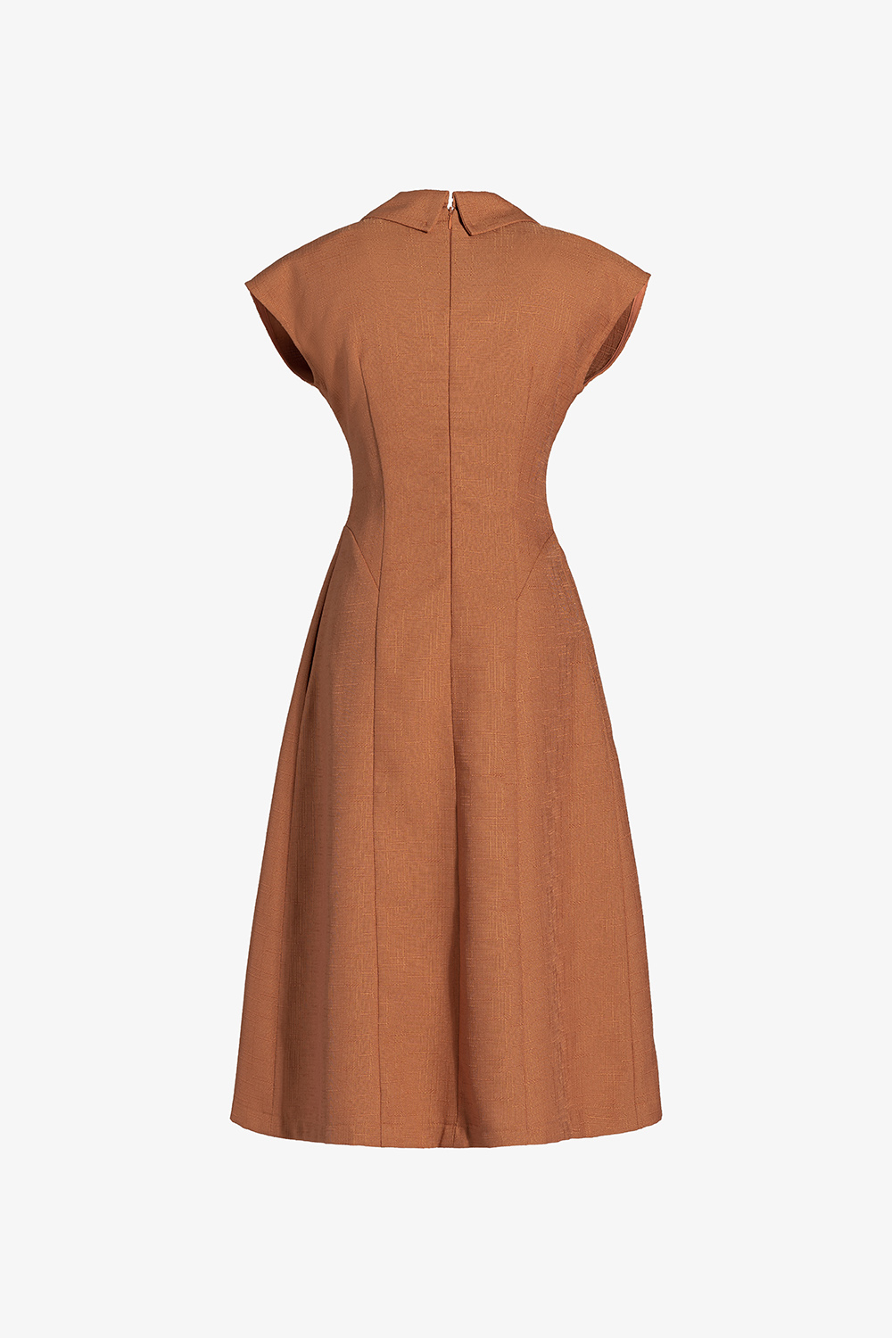 Đầm công sở dáng chữ a cổ đan tông