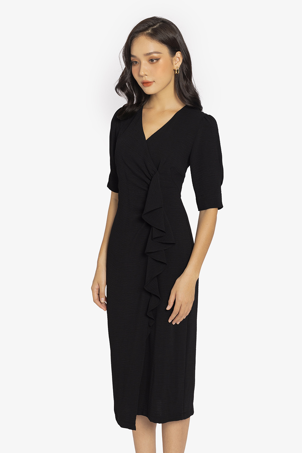 Đầm body 2 dây dáng dài Luala, váy ôm quai áo bảng to, chất liệu thun dày  dặn màu đen phong cách Hàn Quốc Freesize - Tìm Voucher