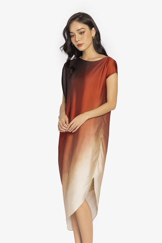 Đầm Body Loang Màu Trắng Xanh, Váy Ôm Bó Loang | Lazada.vn