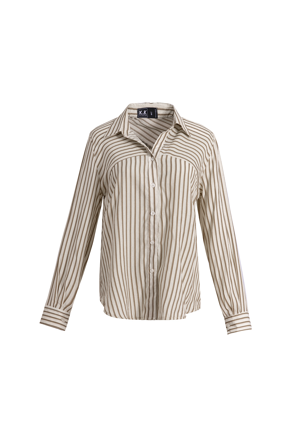 Áo sơ mi nữ công sở kẻ sọc tay dài