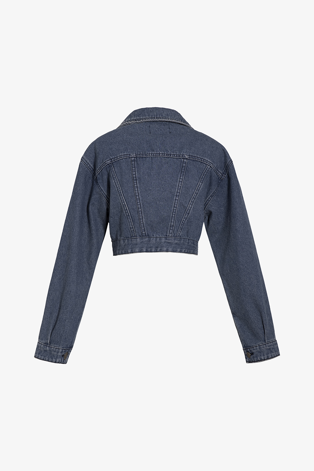 Áo khoác jeans nữ dáng lửng tay dài