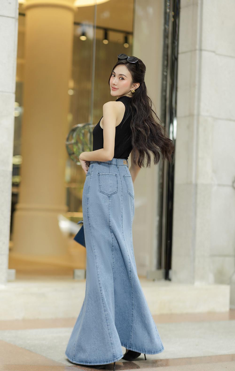 Đầm Jean đẹp - Thời Trang LikeFashion