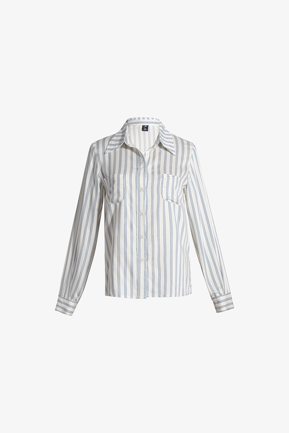 Áo sơ mi trắng công sở nữ họa tiết kẻ sọc