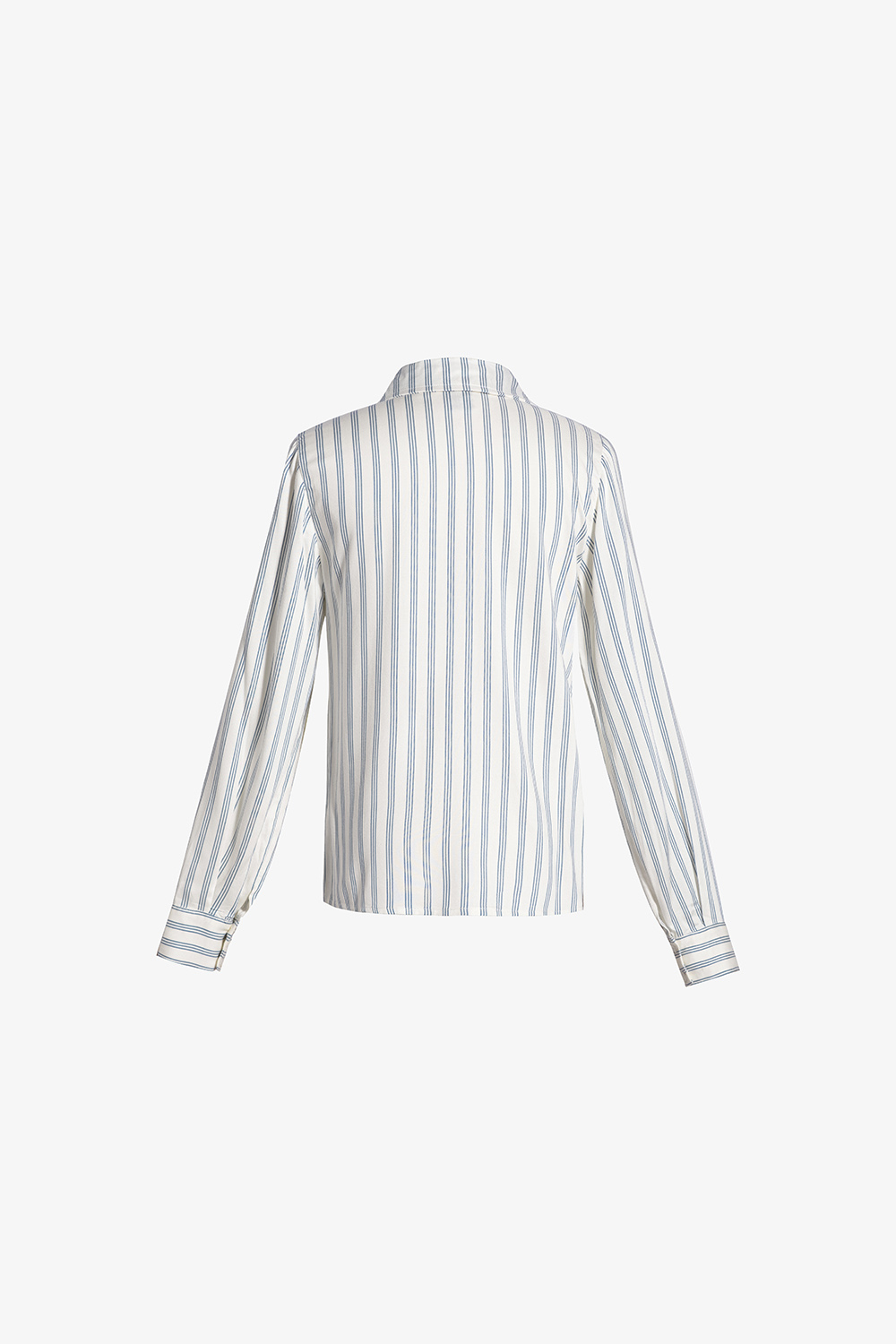 Áo sơ mi trắng công sở nữ họa tiết kẻ sọc