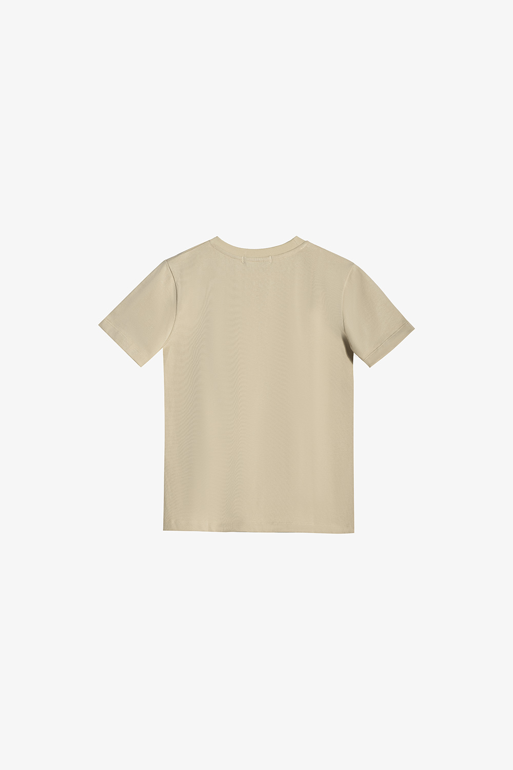 Áo thun nữ phom rộng màu kem