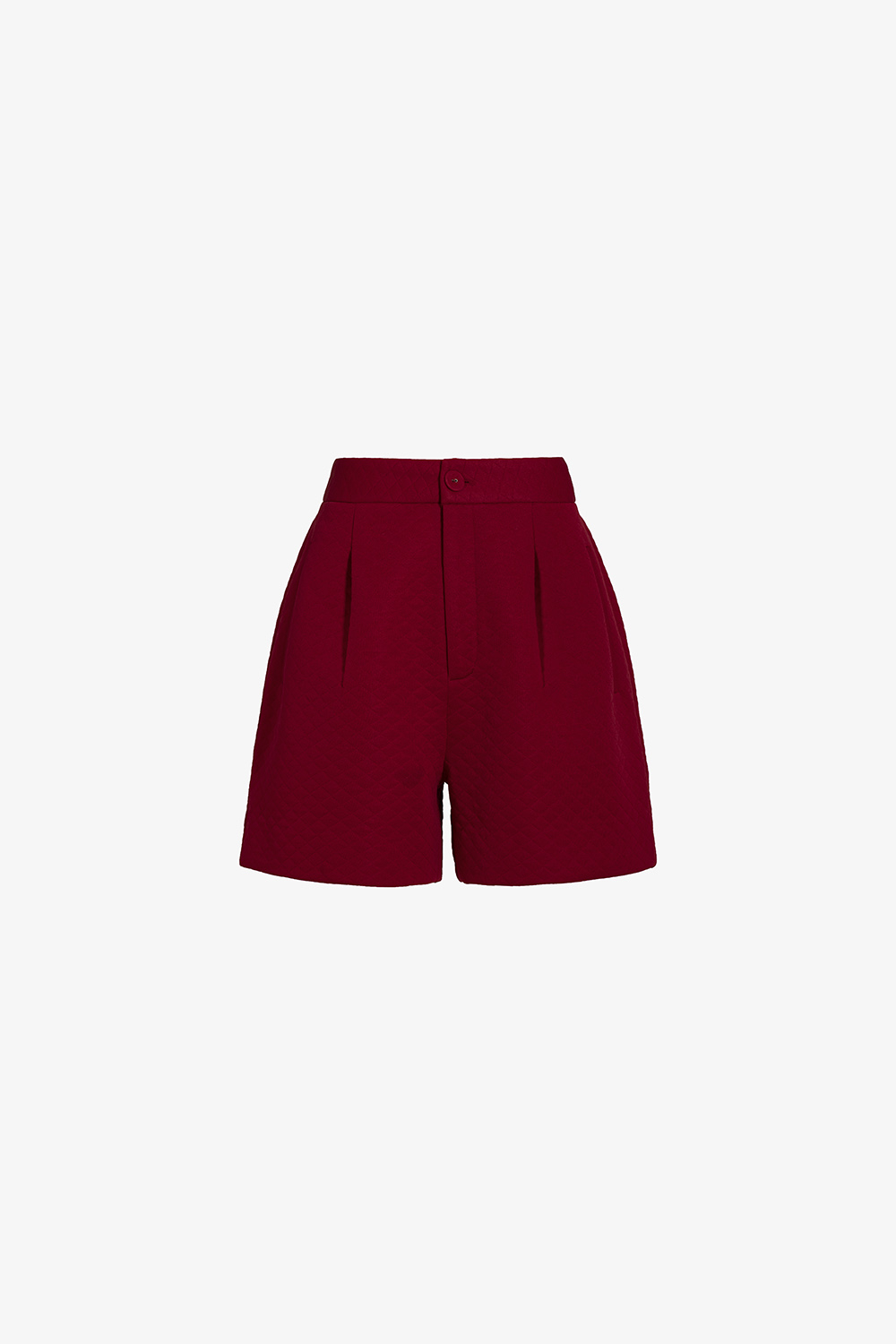 Quần short nữ lưng cao màu đỏ