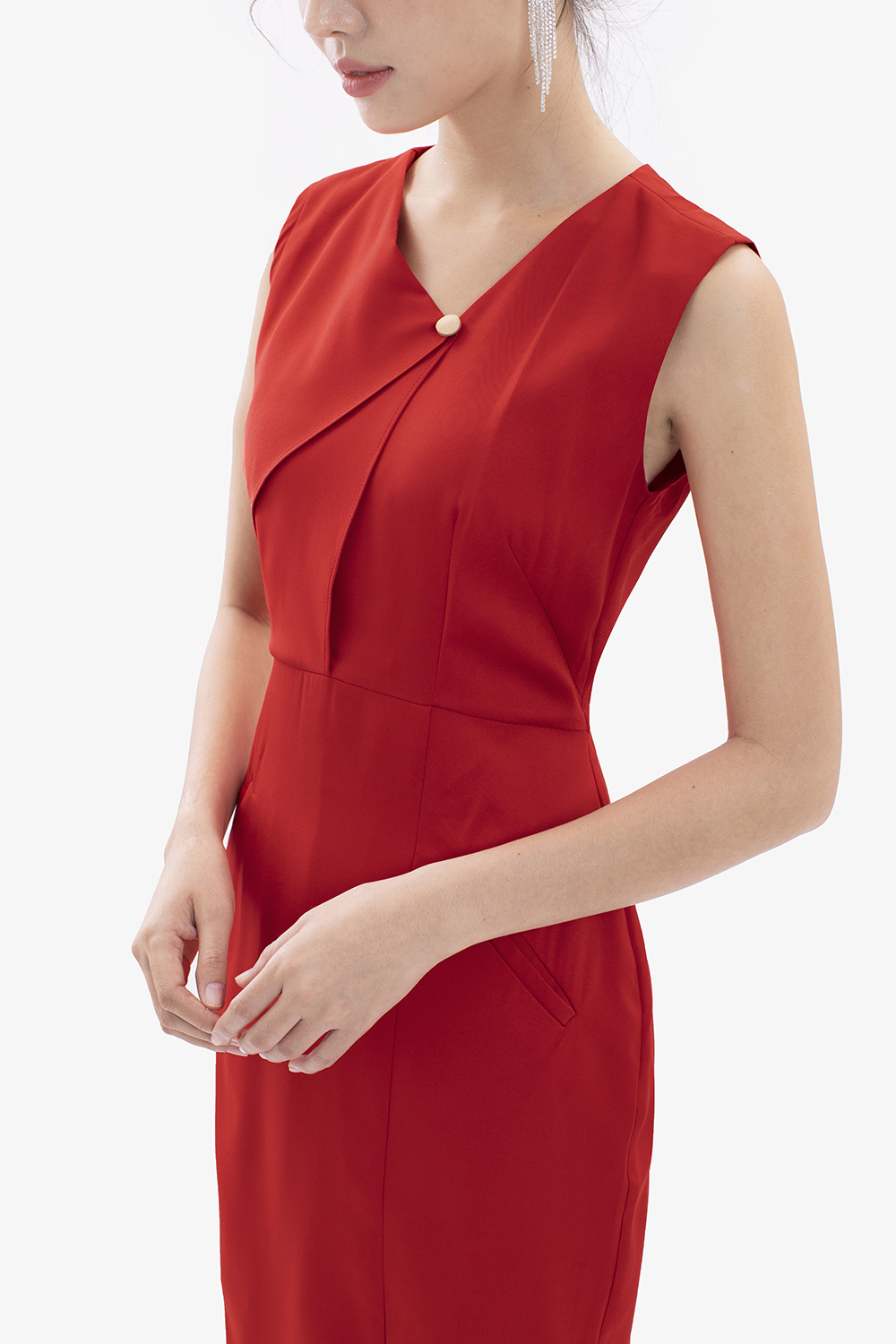 Đầm đi tiệc dáng ôm body sát nách