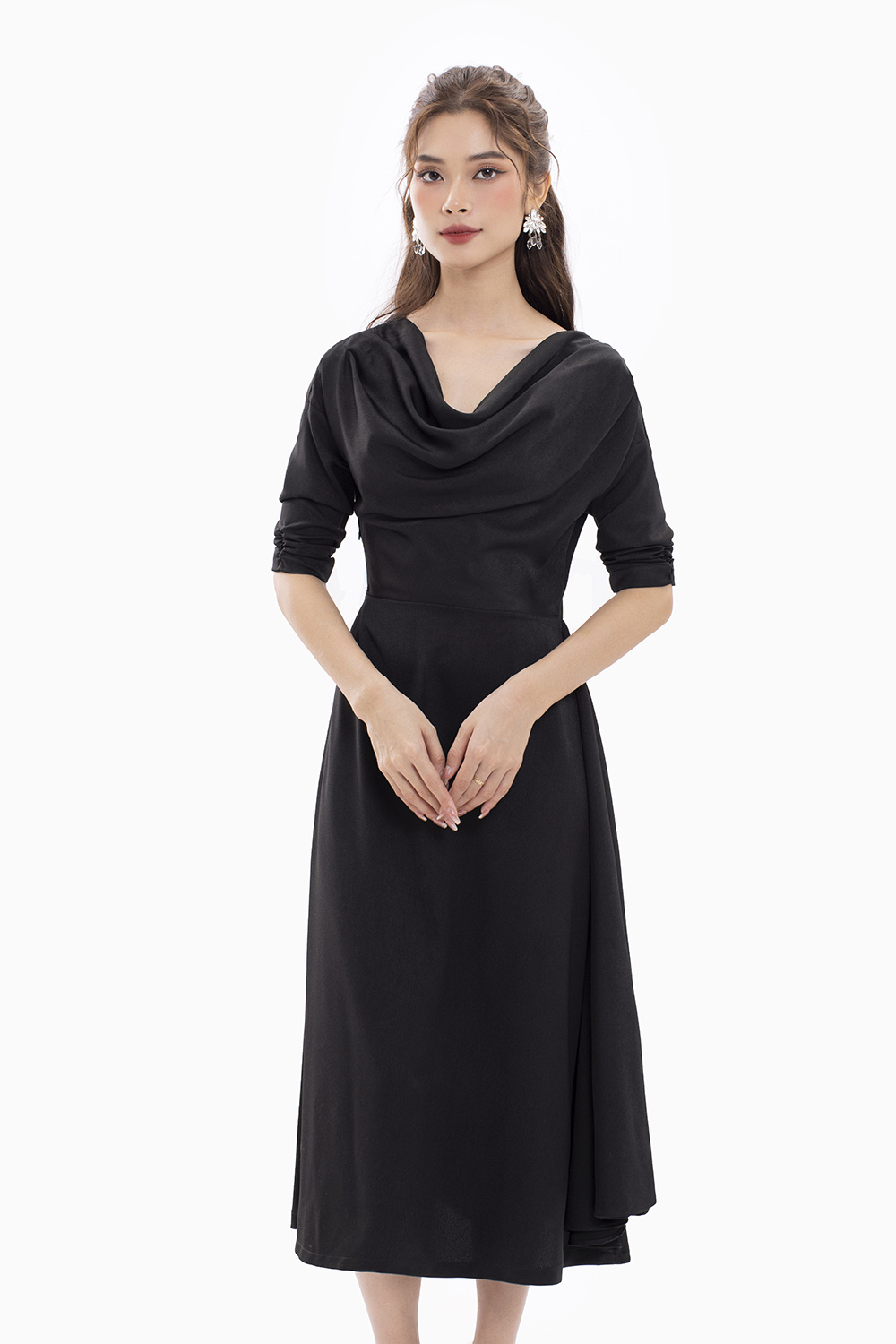 Váy 2 dây dáng dài, chất lụa basic, đầm ngủ suông có thể mặc đi biển, có 3  màu trắng, đen, be VD027 ྇ | Shopee Việt Nam