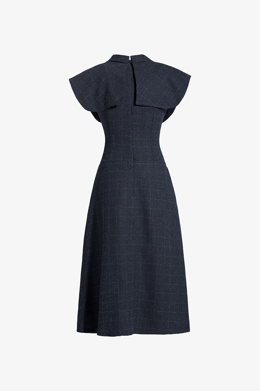 Đầm xòe công sở cổ đan tông