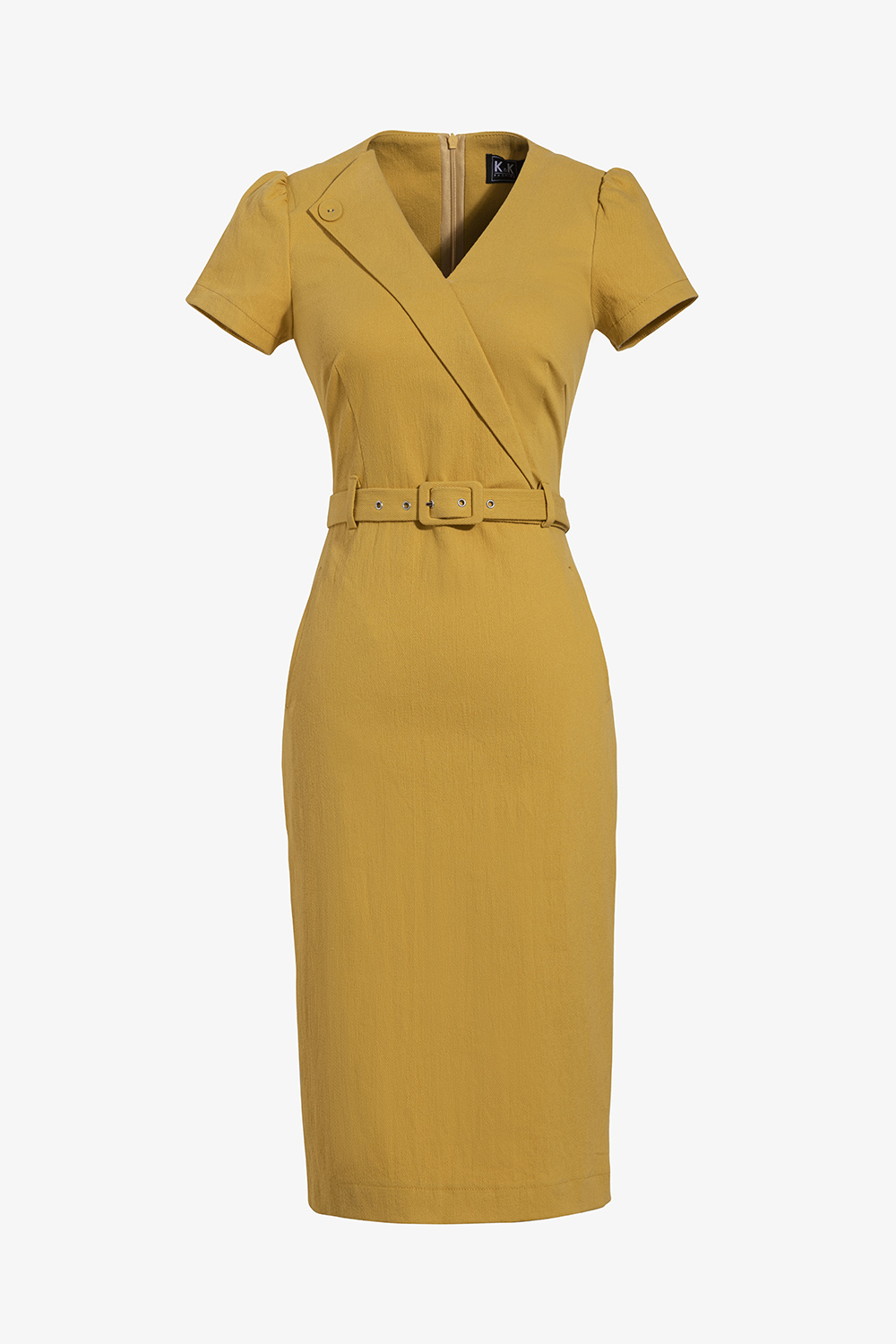 Đầm ôm body công sở phối thắt lưng