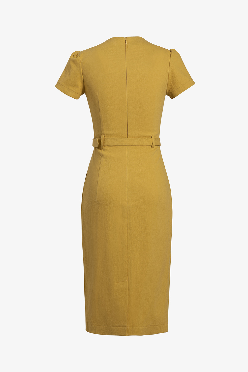 Đầm ôm body công sở phối thắt lưng