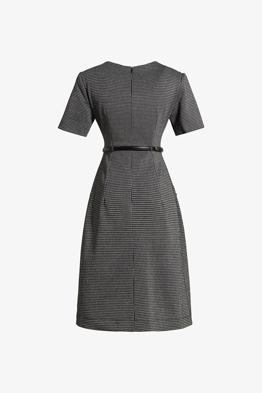 Đầm chữ a công sở phối hai túi