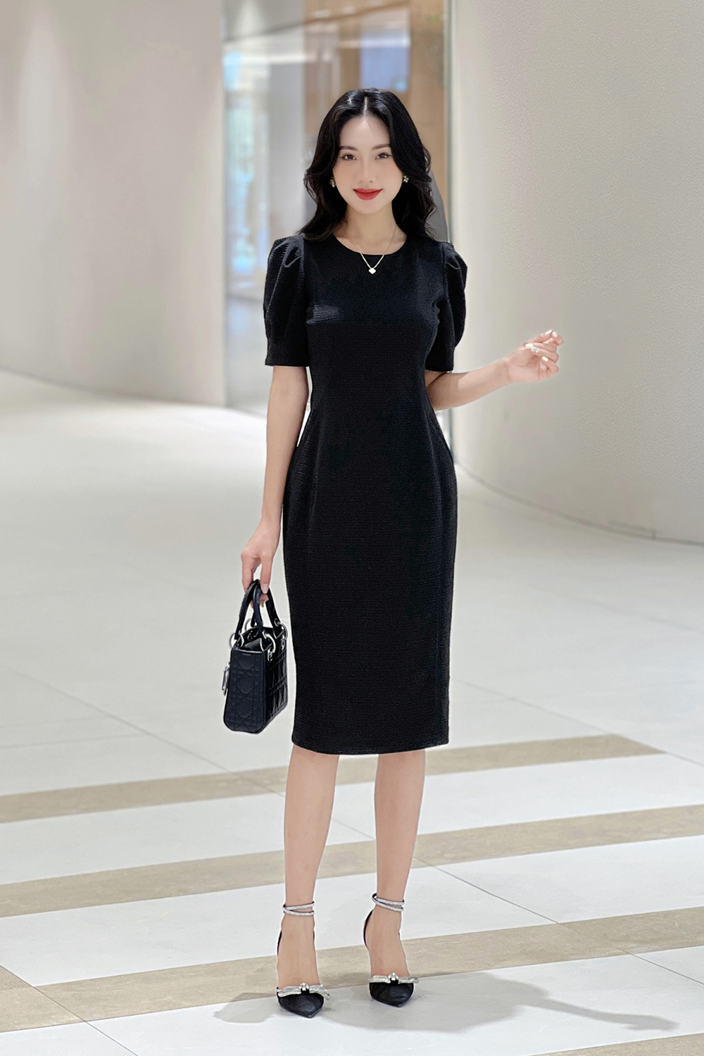 Đầm đen ôm body trễ vai váy ngắn ulzzang | Shopee Việt Nam