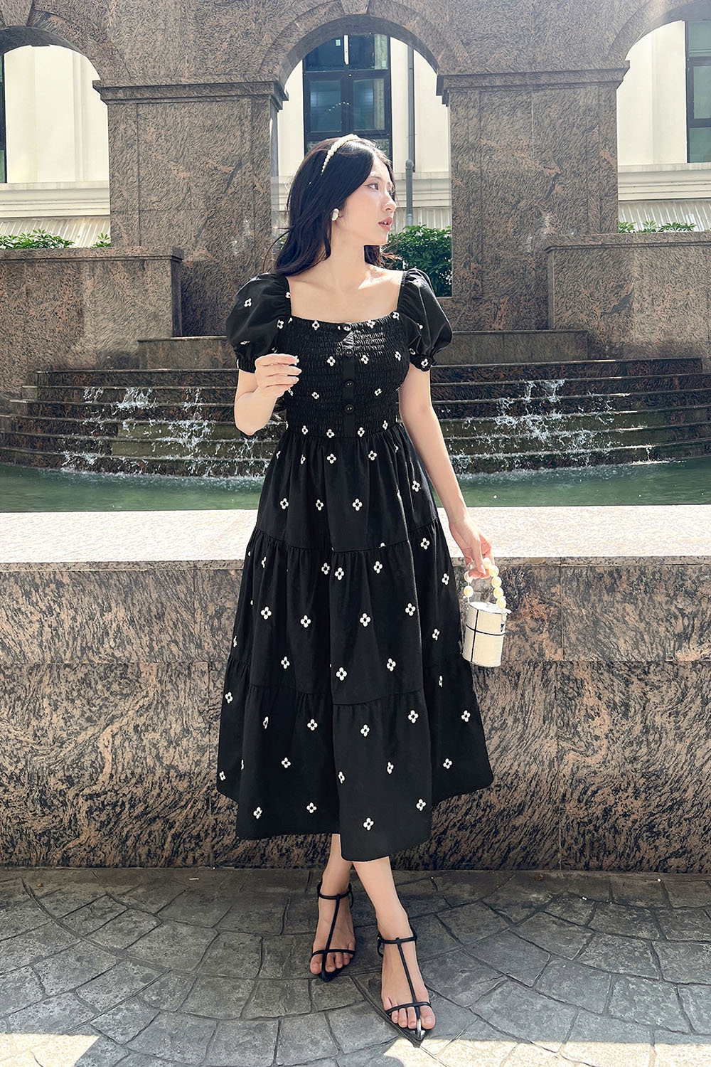 Váy suông Hàn Quốc mặc lên dáng cực xinh, cực mát [ kèm hình thật em tự  chụp] TẶNG KÈM KẸP OR BỜM TÓC KHI MUA VÁY - Đầm suông | ThờiTrangNữ.vn
