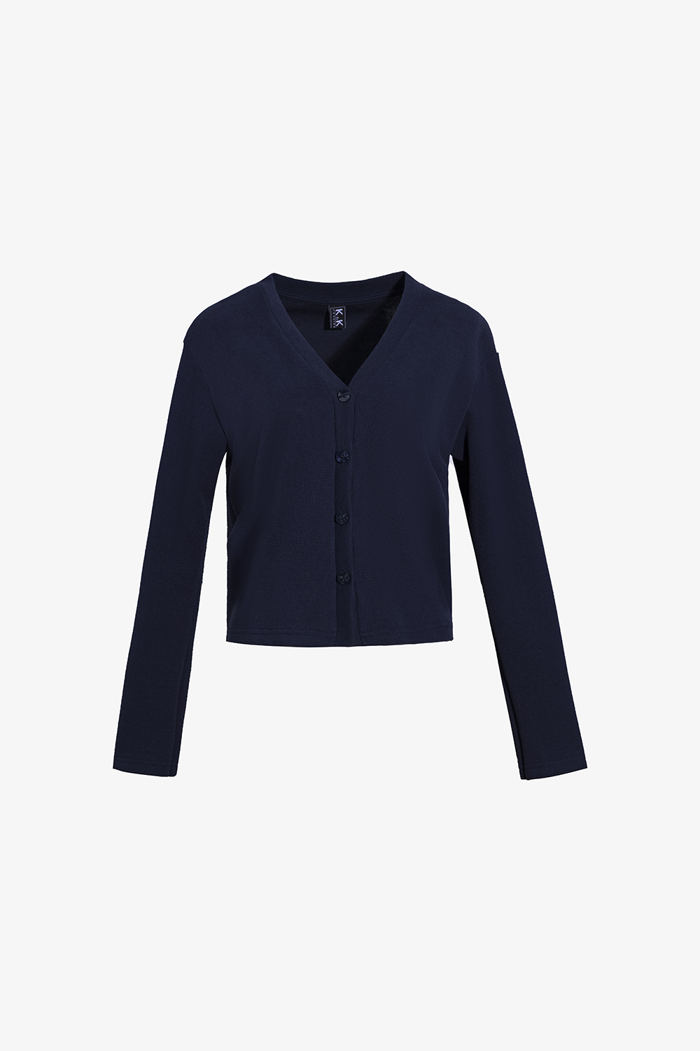 Áo khoác cardigan dài tay màu xanh