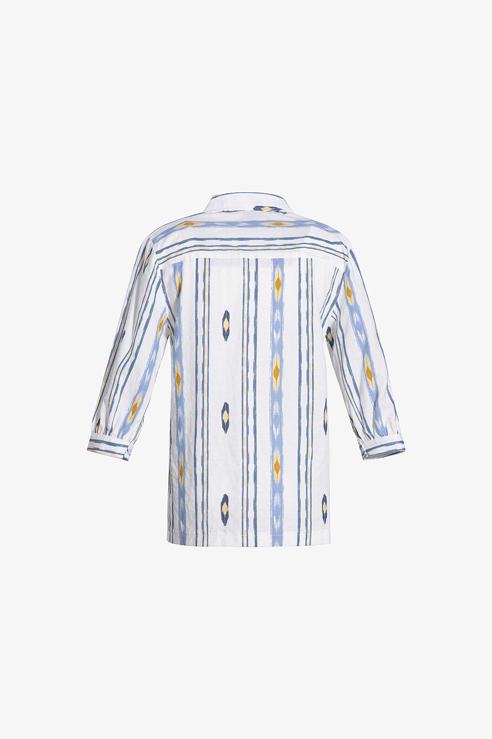 Áo sơ mi công sở nữ họa tiết tay lửng