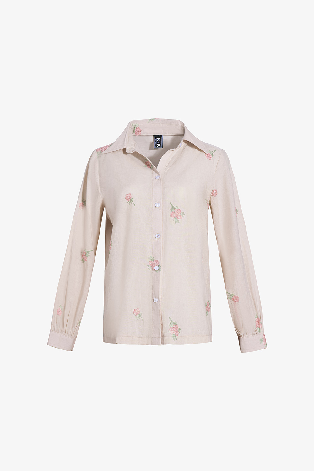 Áo sơ mi nữ công sở thêu hoa nhí