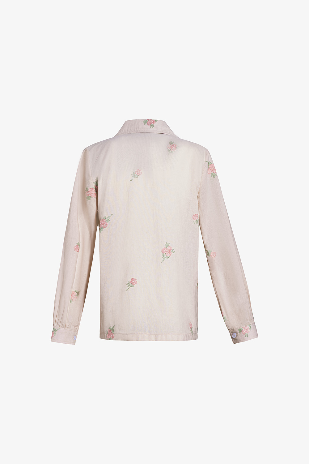 Áo sơ mi nữ công sở thêu hoa nhí