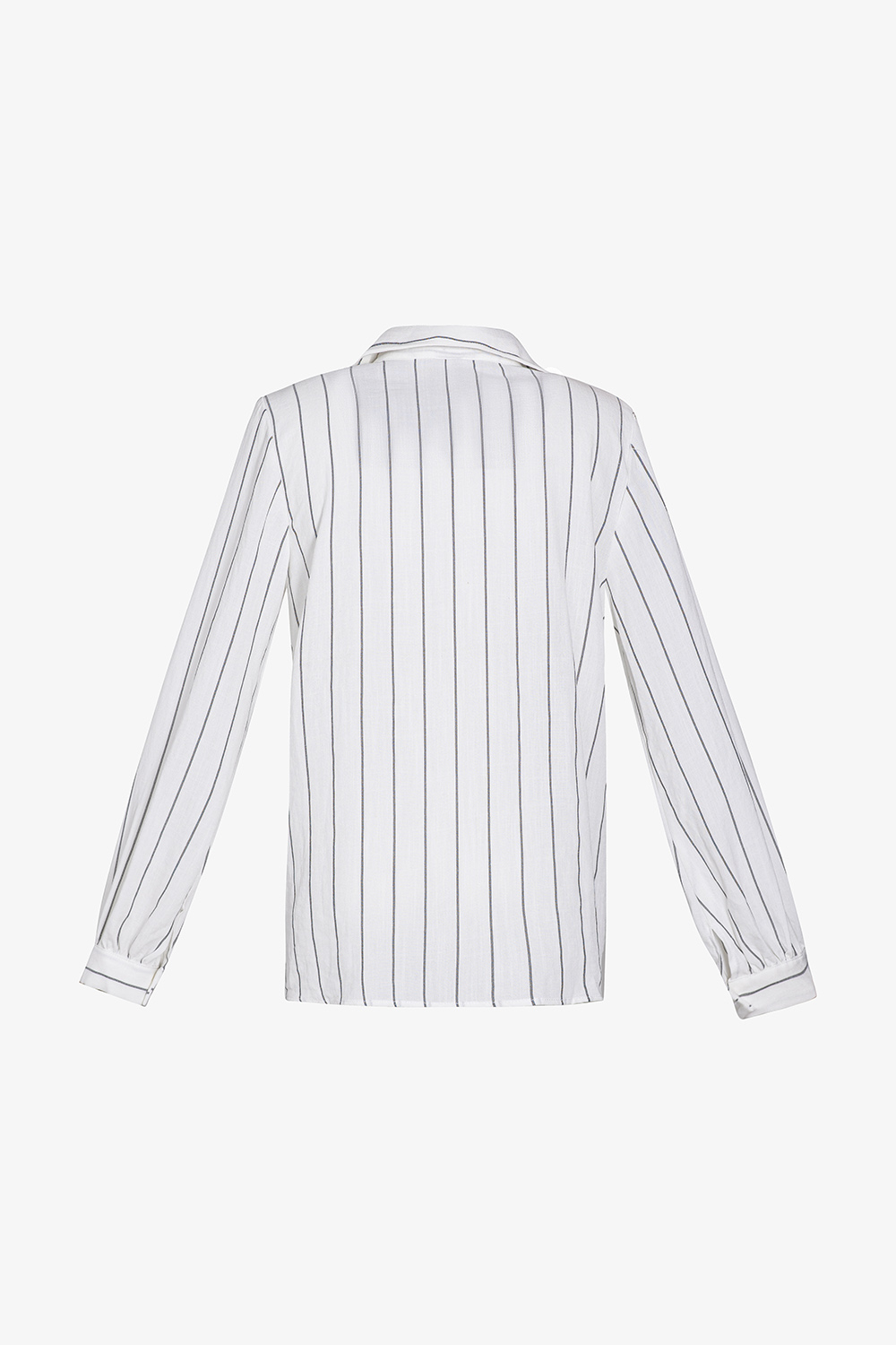 Áo sơ mi trắng nữ kẻ sọc tay dài