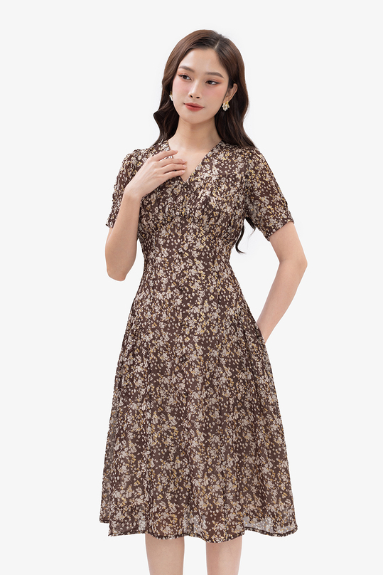 Váy Hoa, Đầm Voan Đẹp Chất Liệu Voan Tơ Hàn Quốc Mềm Mại Mát Không Nhăn -  Thời Trang Thiết Kế Style By MM - Đầm | ThờiTrangNữ.vn