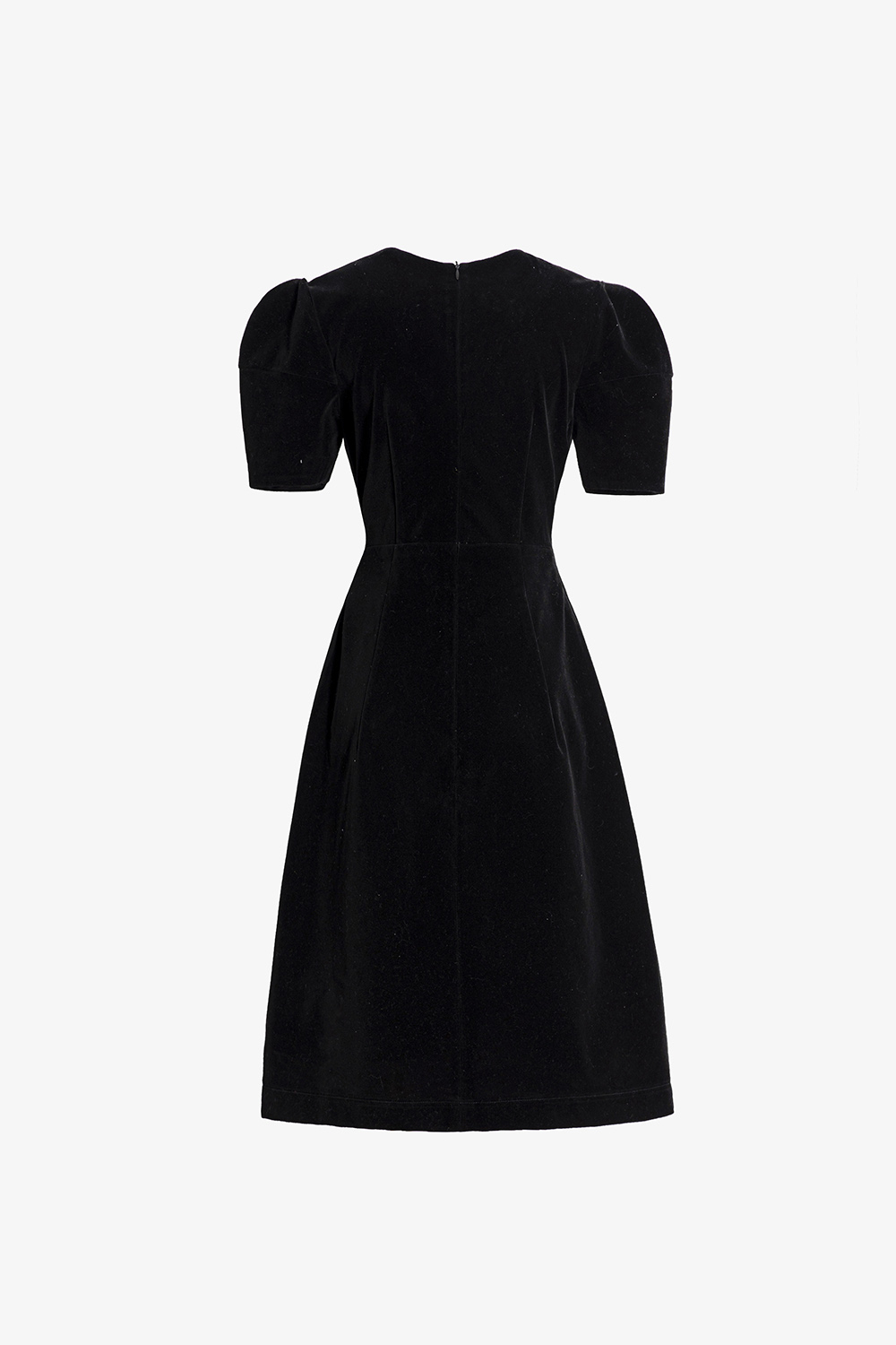 Váy nhung 2 dây đen đính nơ đá – MK MENSWEAR
