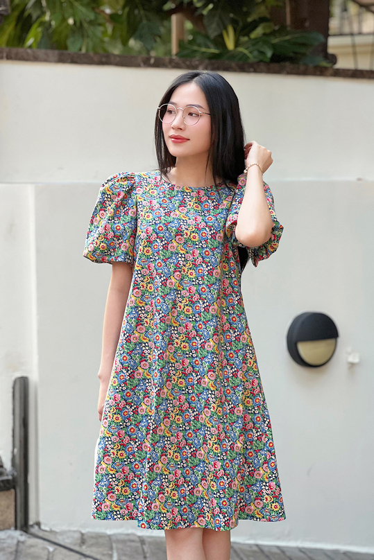 Váy Suông V14, Đầm Suông GẤU MORE From Rộng Dáng Dài Chất Cotton From Đại  Tới 75Kg - Vanizen