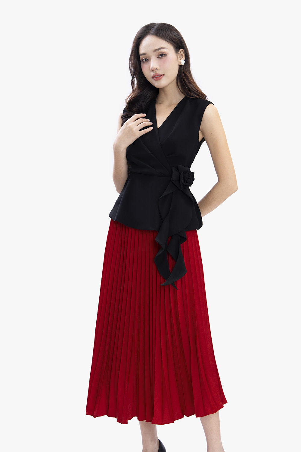 Váy đầm xòe M2063 Trắng thời trang nữ hàng thiết kế Cao Cấp - 4 màu - Đầm  dáng xòe | ThờiTrangNữ.vn