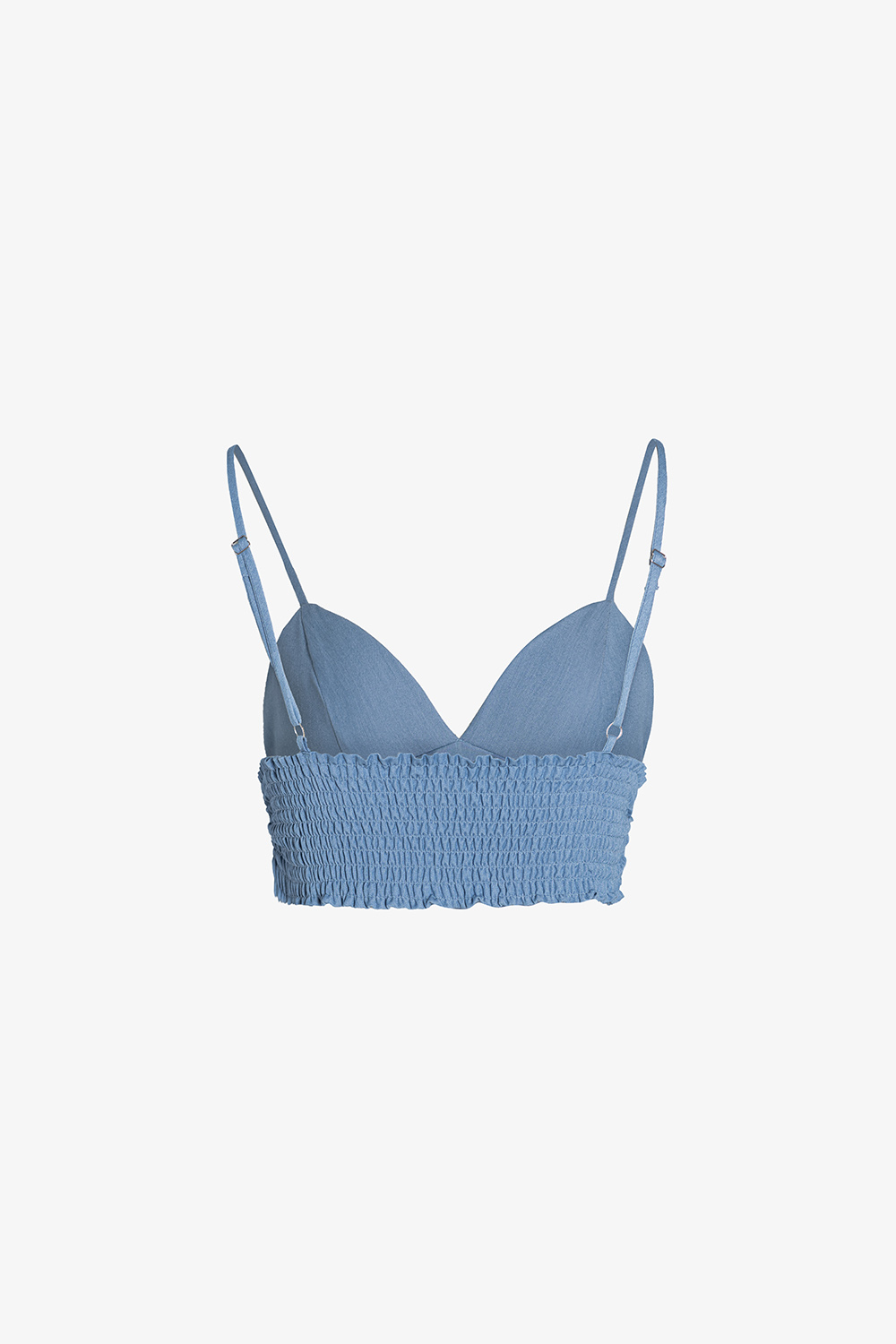 Áo bra 2 dây màu xanh