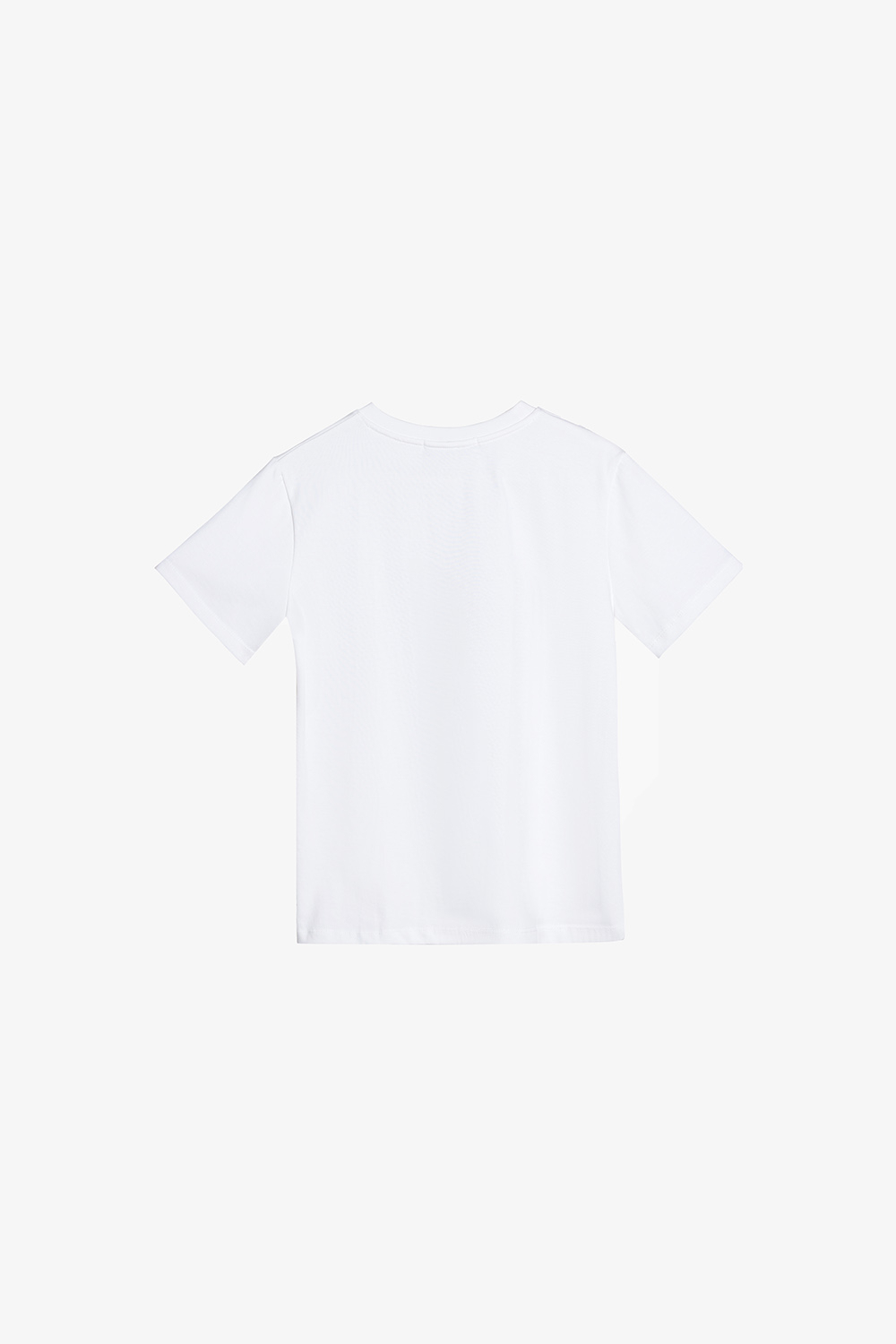 Áo thun trắng in họa tiết đính hoa nổi