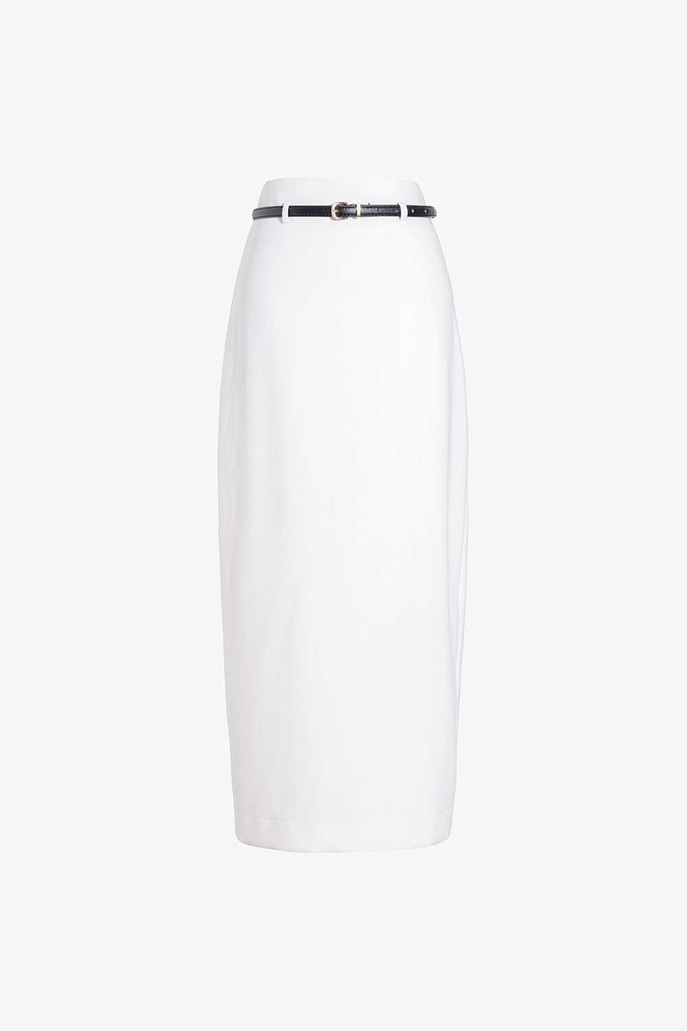 Chân váy bút chì dáng dài màu trắng