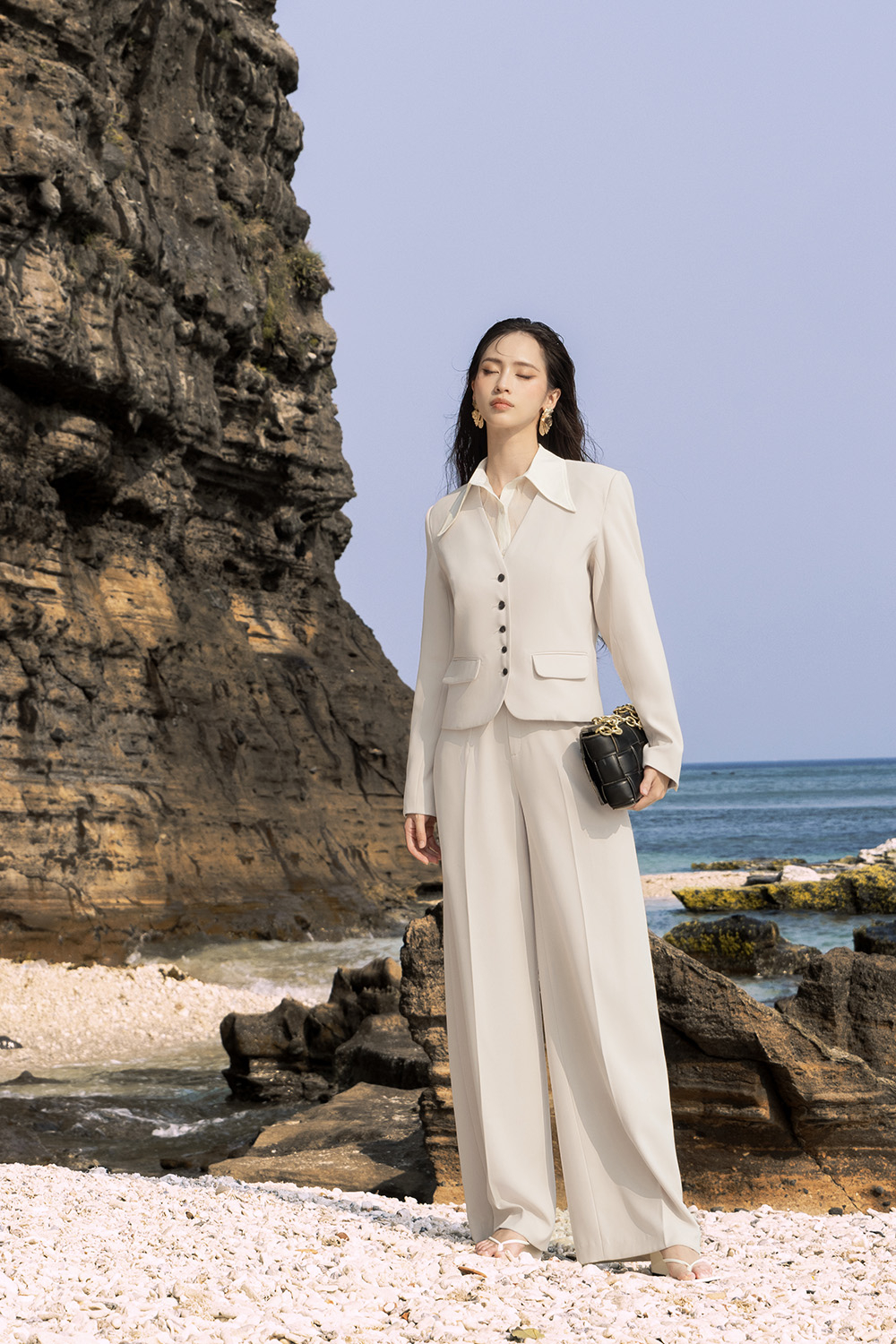 Quần tây công sở nữ ống suông QCS06-04