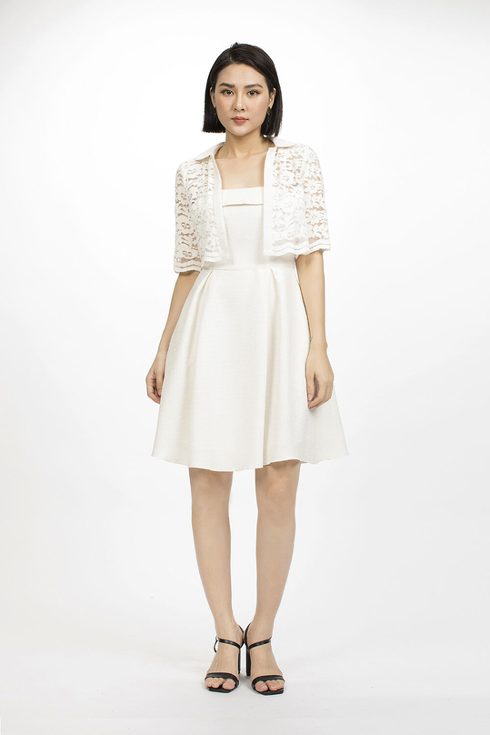 Áo khoác ren dáng lửng  AK09-40