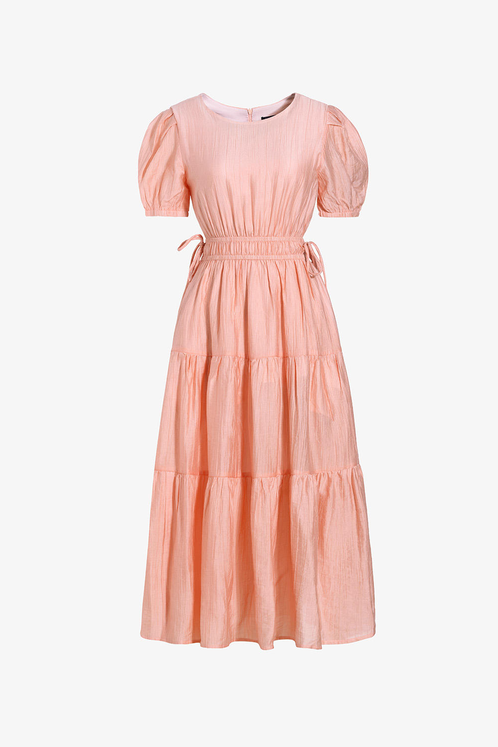 Đầm xòe xếp ly dáng dài nhấn eo