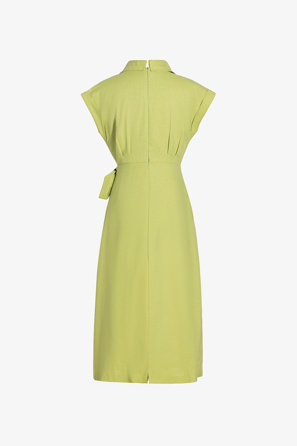 Đầm công sở wrap dress phối nơ